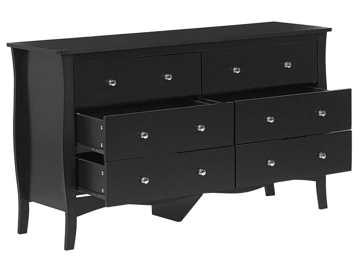 Morisini 6 Drawer Chest Black