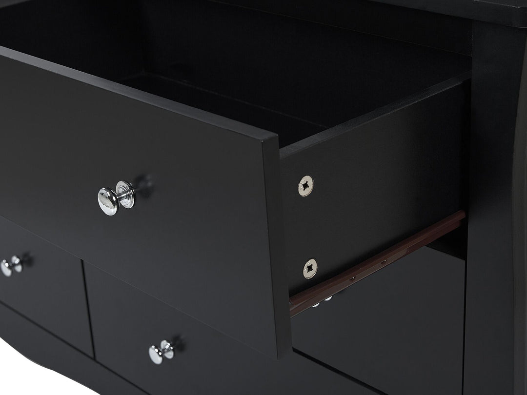 Morisini 6 Drawer Chest Black