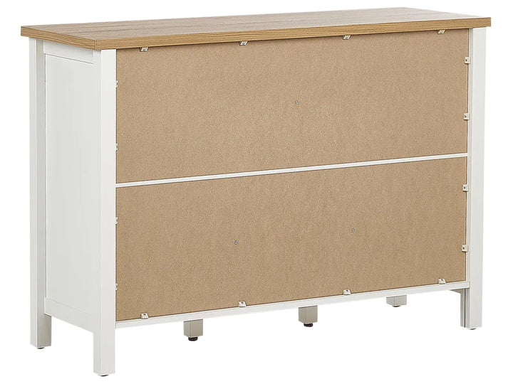 3 Door  White Sideboard Damera