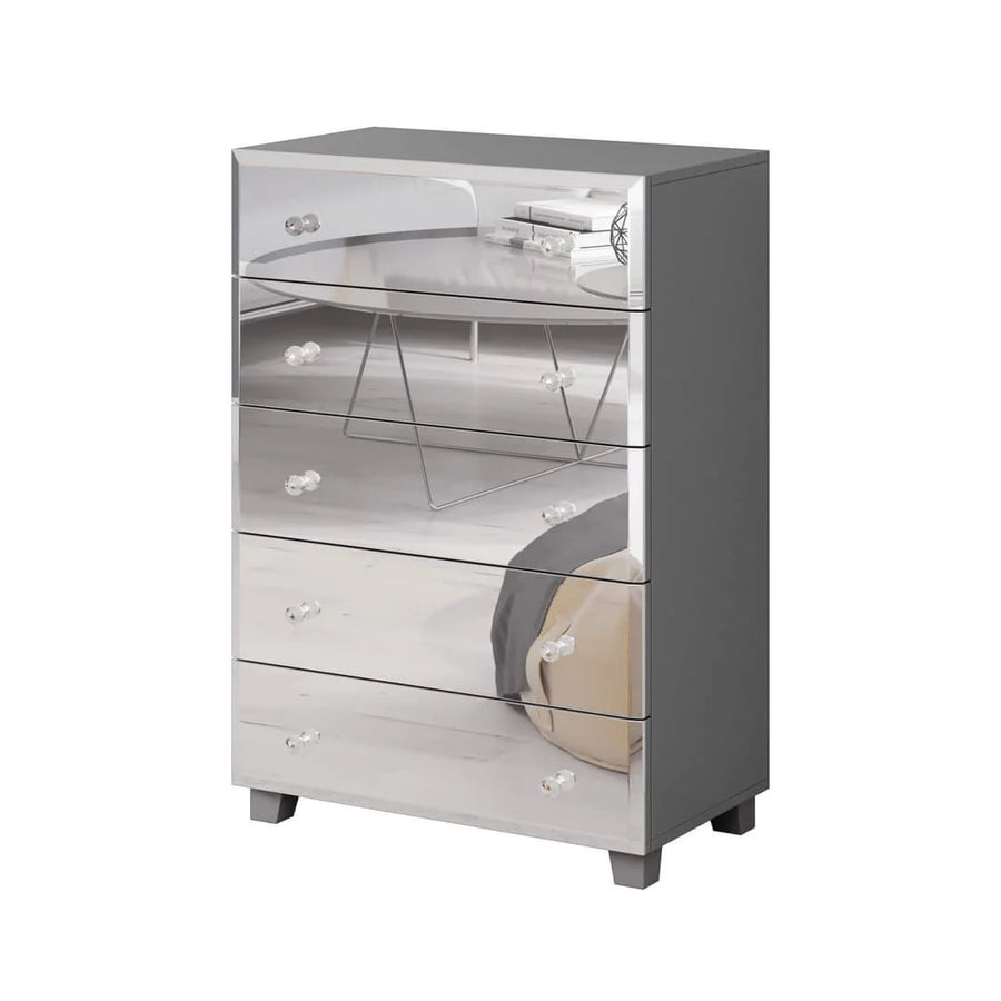 Chest Of Drawers Grey 72cm Bellagio