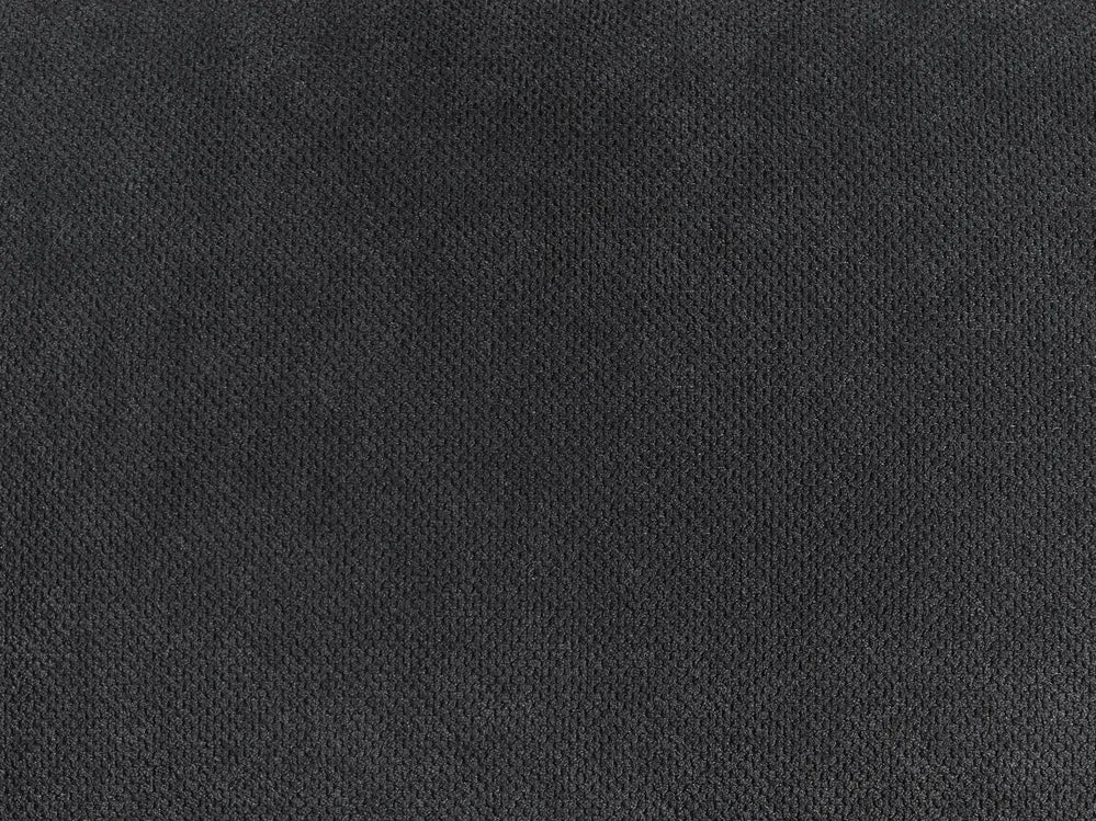 Sofa 3 Seater Fabric Black Shavera