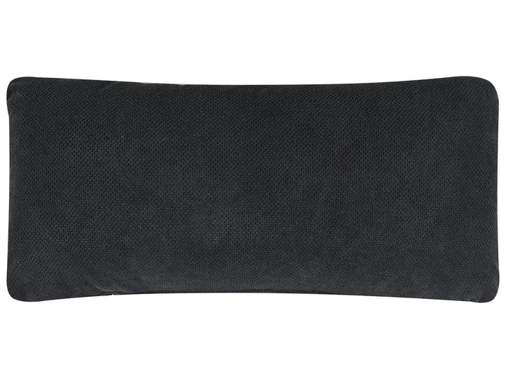 Sofa 3 Seater Fabric Black Shavera