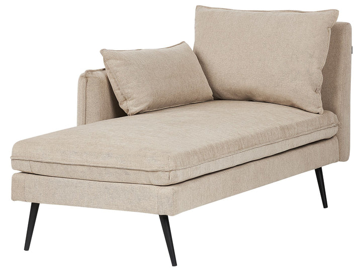 Yerres Right Hand Chaise Lounge Beige