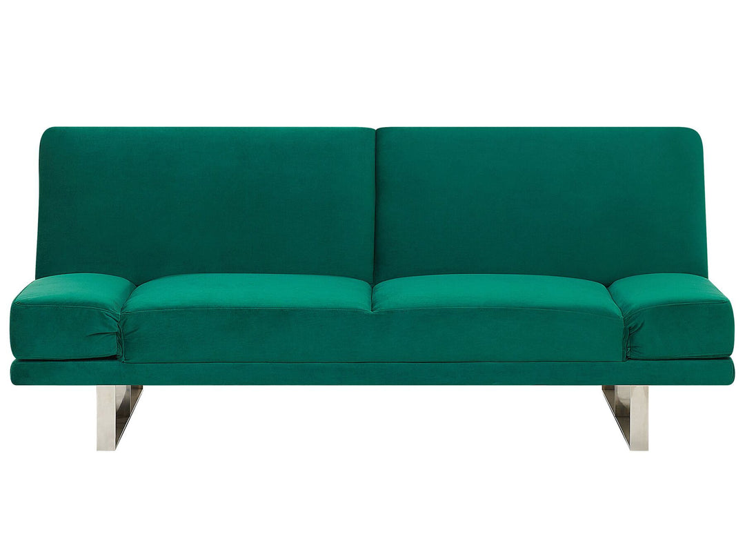 York Sofa Bed Green Velvet