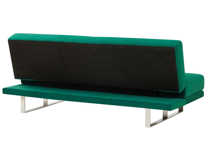 York Sofa Bed Green Velvet