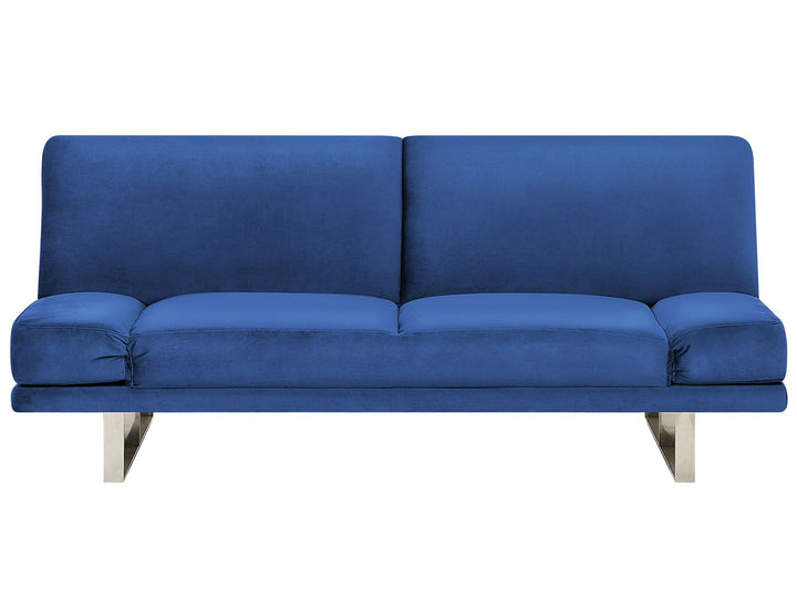 York Sofa Bed Navy Blue Velvet