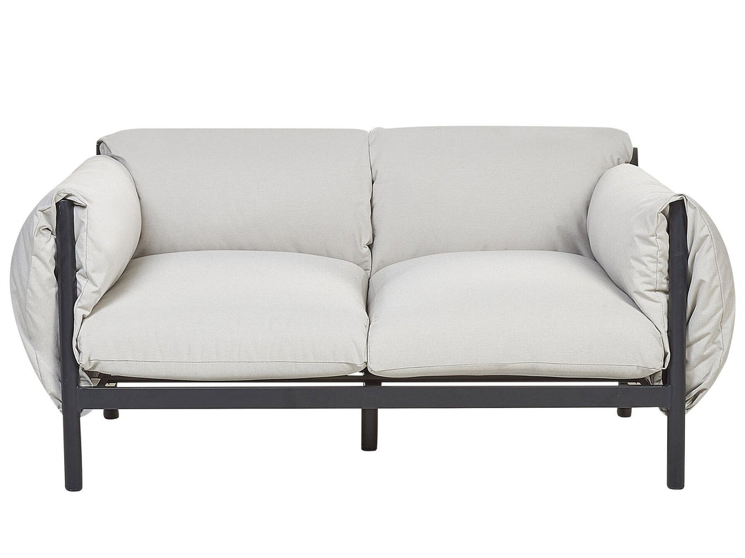 Esperia Garden Sofa 2 Seater Metal Grey