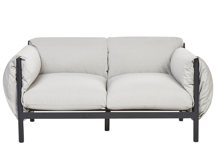 Esperia Garden Sofa 2 Seater Metal Grey