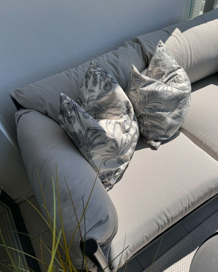 Esperia Garden Sofa 2 Seater Metal Grey