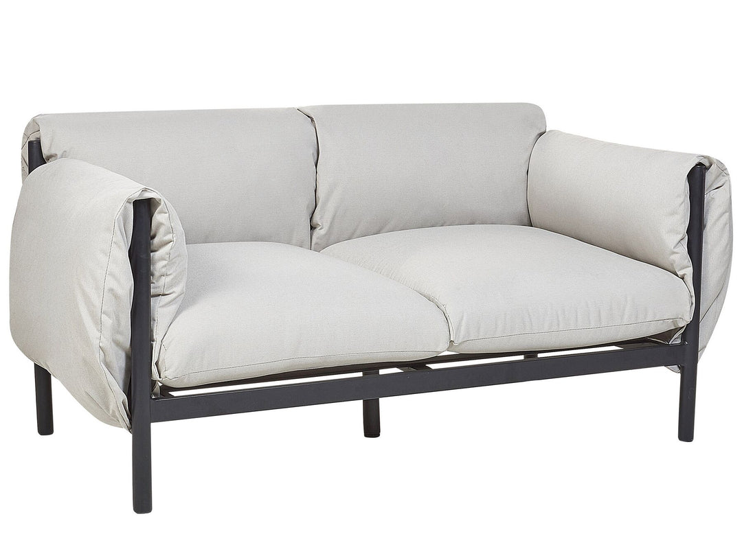 Esperia Garden Sofa 2 Seater Metal Grey
