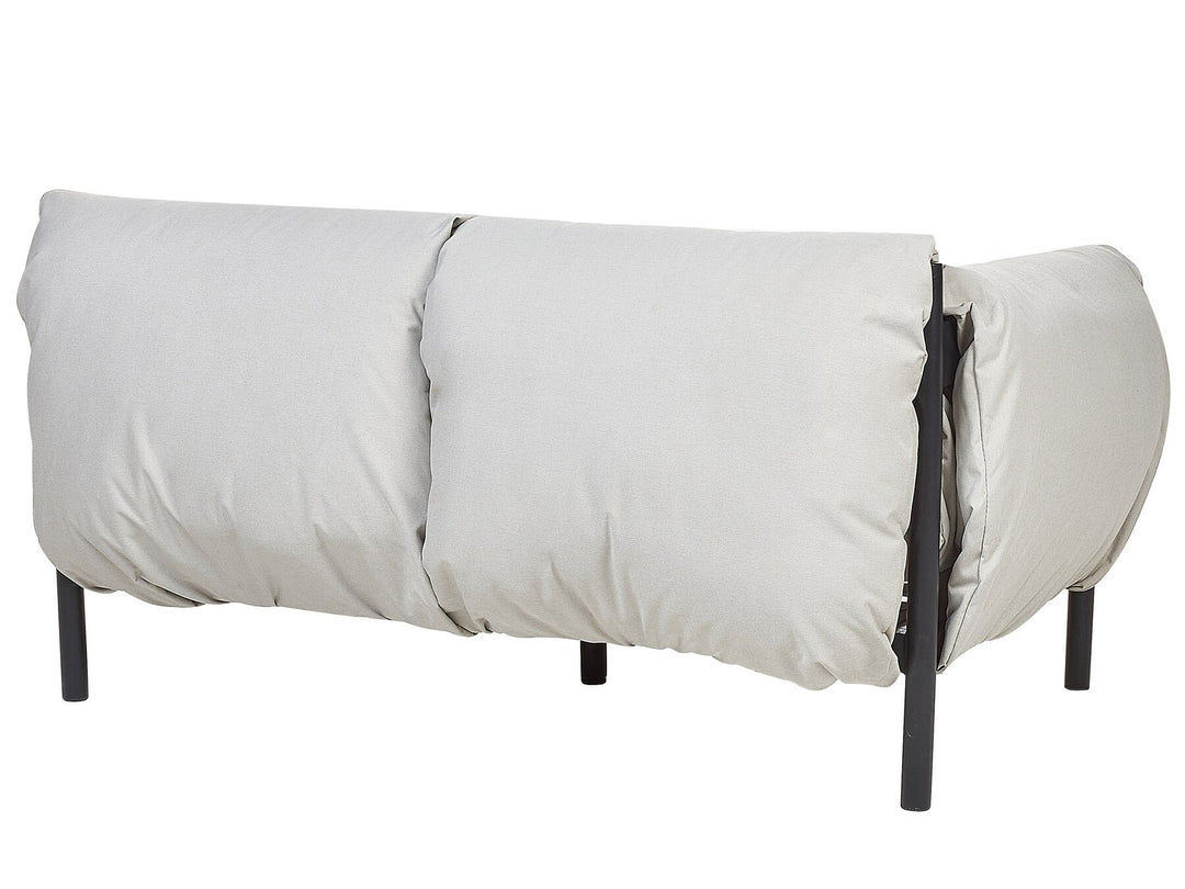 Esperia Garden Sofa 2 Seater Metal Grey