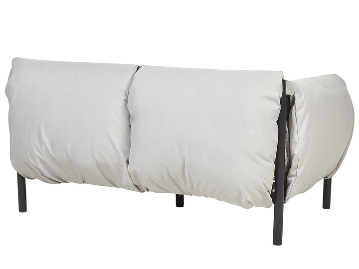 Esperia Garden Sofa 2 Seater Metal Grey