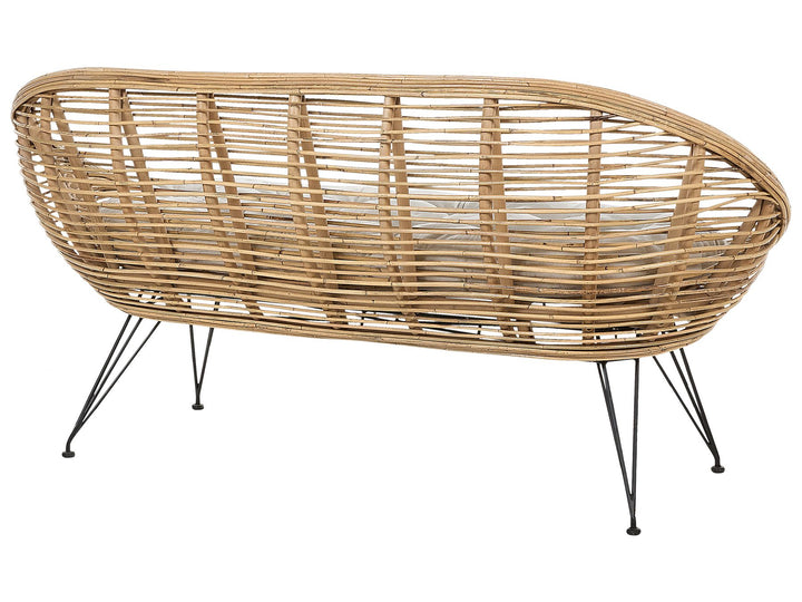 Maratea Garden Sofa 2 Seater Rattan Natural