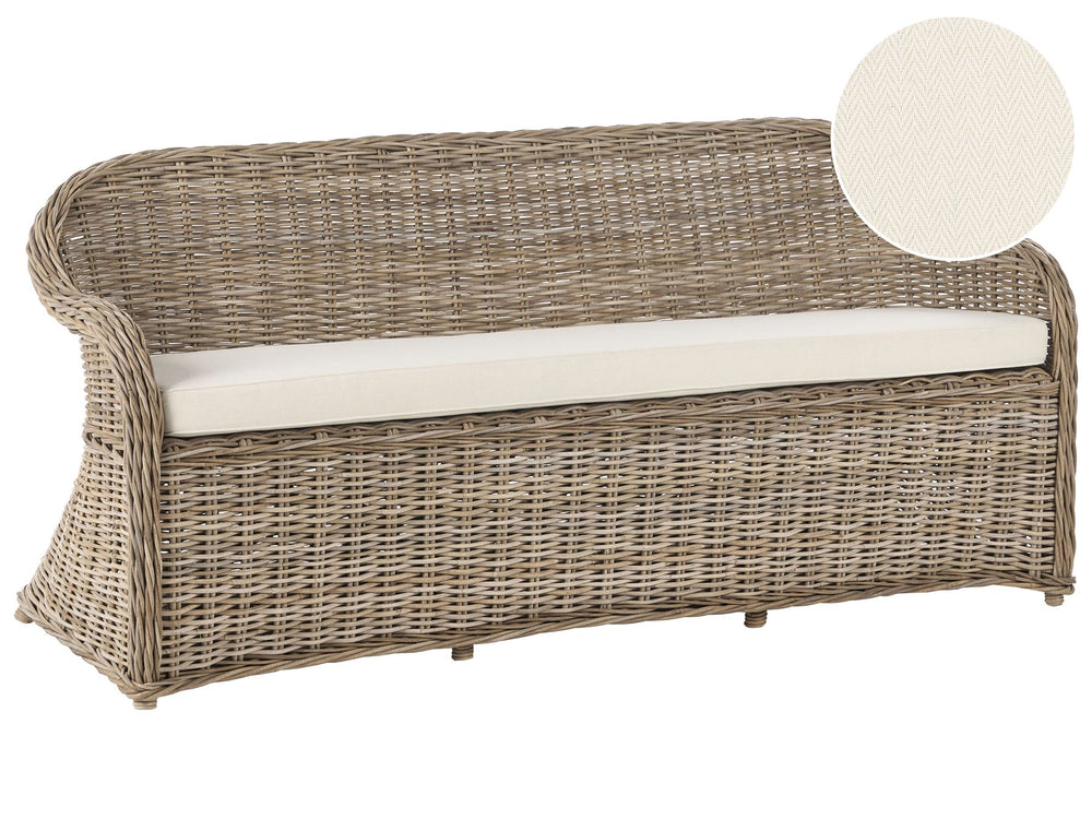 Susua Garden Sofa 3 Seater Rattan Natural