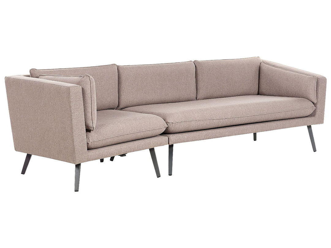 Loretello Garden Sofa 3 Seater Left Hand Beige