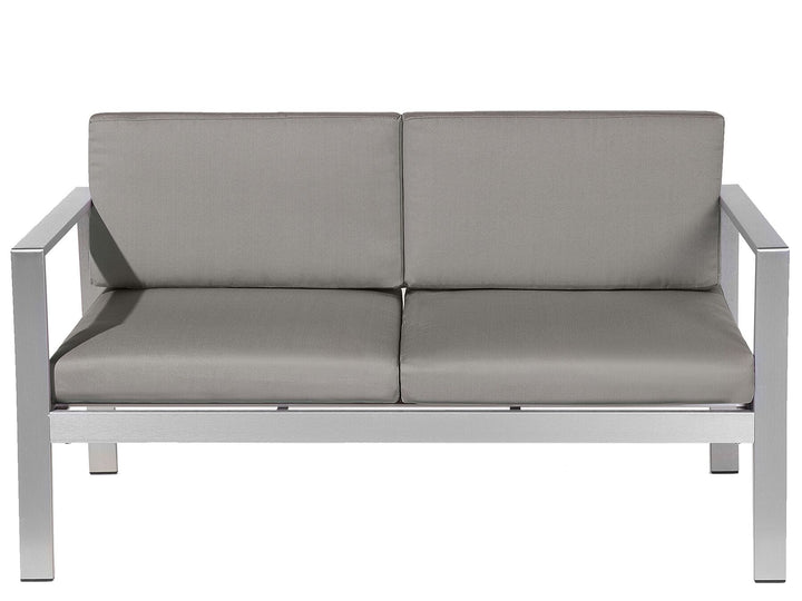 Salerno Garden Sofa 2 Seater Metal Dark Grey
