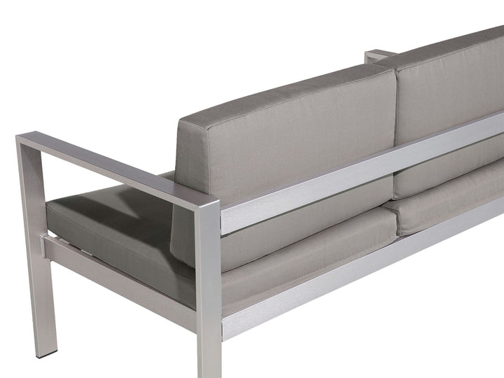Salerno Garden Sofa 2 Seater Metal Dark Grey