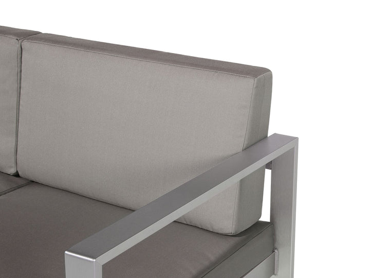 Salerno Garden Sofa 2 Seater Metal Dark Grey