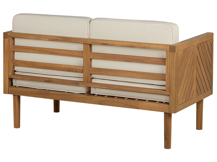 Baratti Garden Sofa 2 Seater Acacia Wood Brown