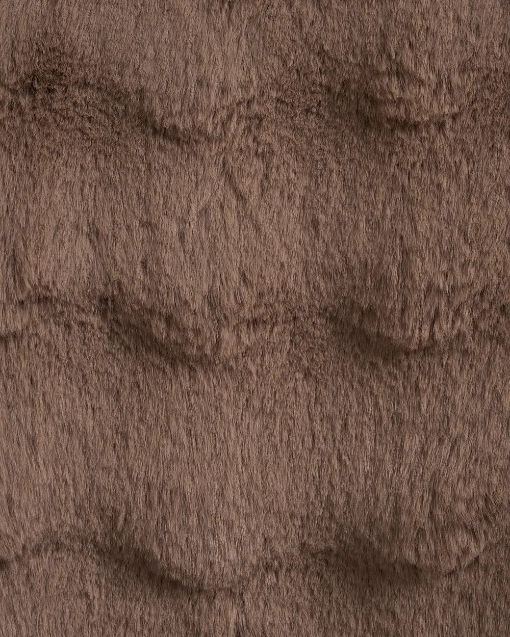 Armchair Faux Fur Light Brown Smelda