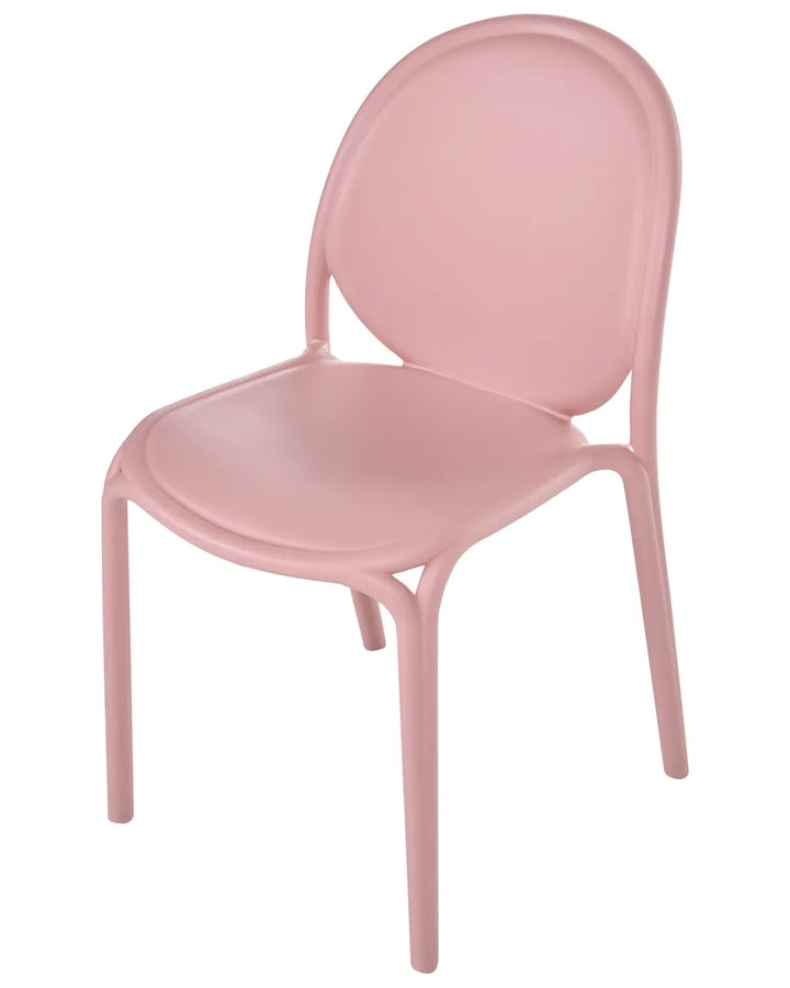 Set of 4 Garden Chairs Pink Torron