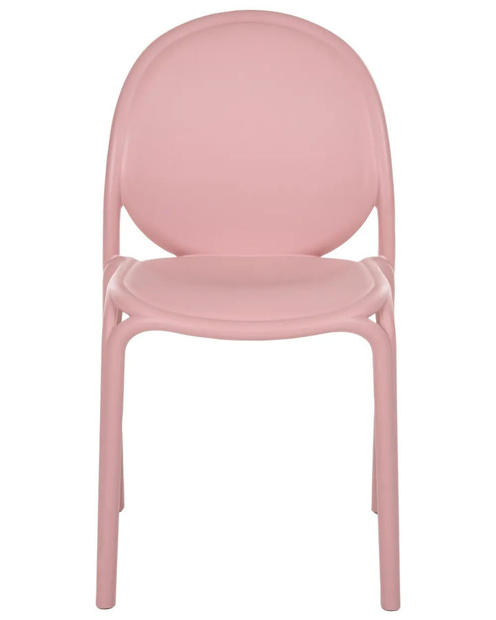 Set of 4 Garden Chairs Pink Torron
