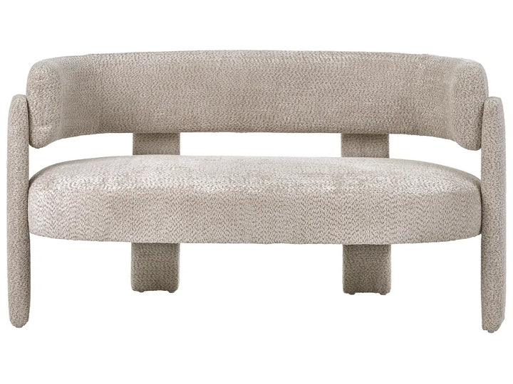 Living Room Set 4 Seater Chenille Light Beige Wildee