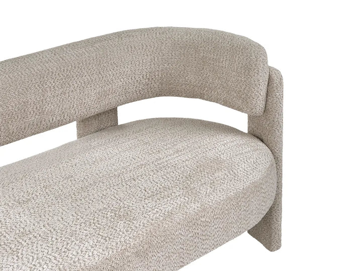 Living Room Set 4 Seater Chenille Light Beige Wildee