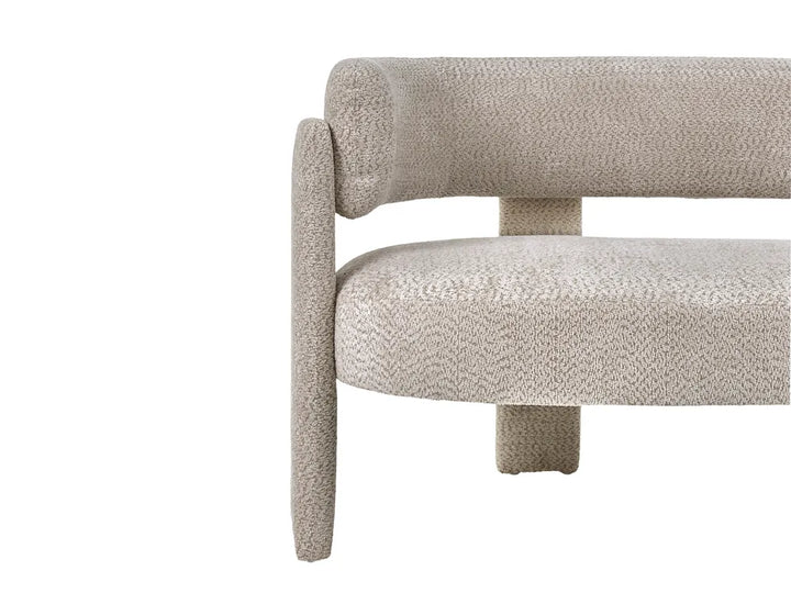 Living Room Set 4 Seater Chenille Light Beige Wildee