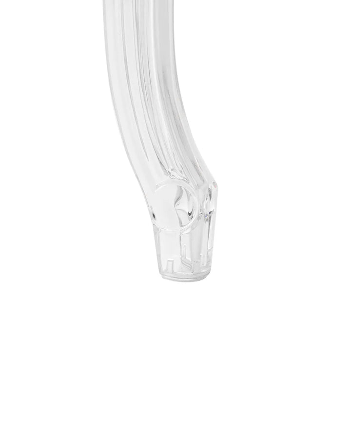 Set of 2 Dining Chairs Transparent Maklena