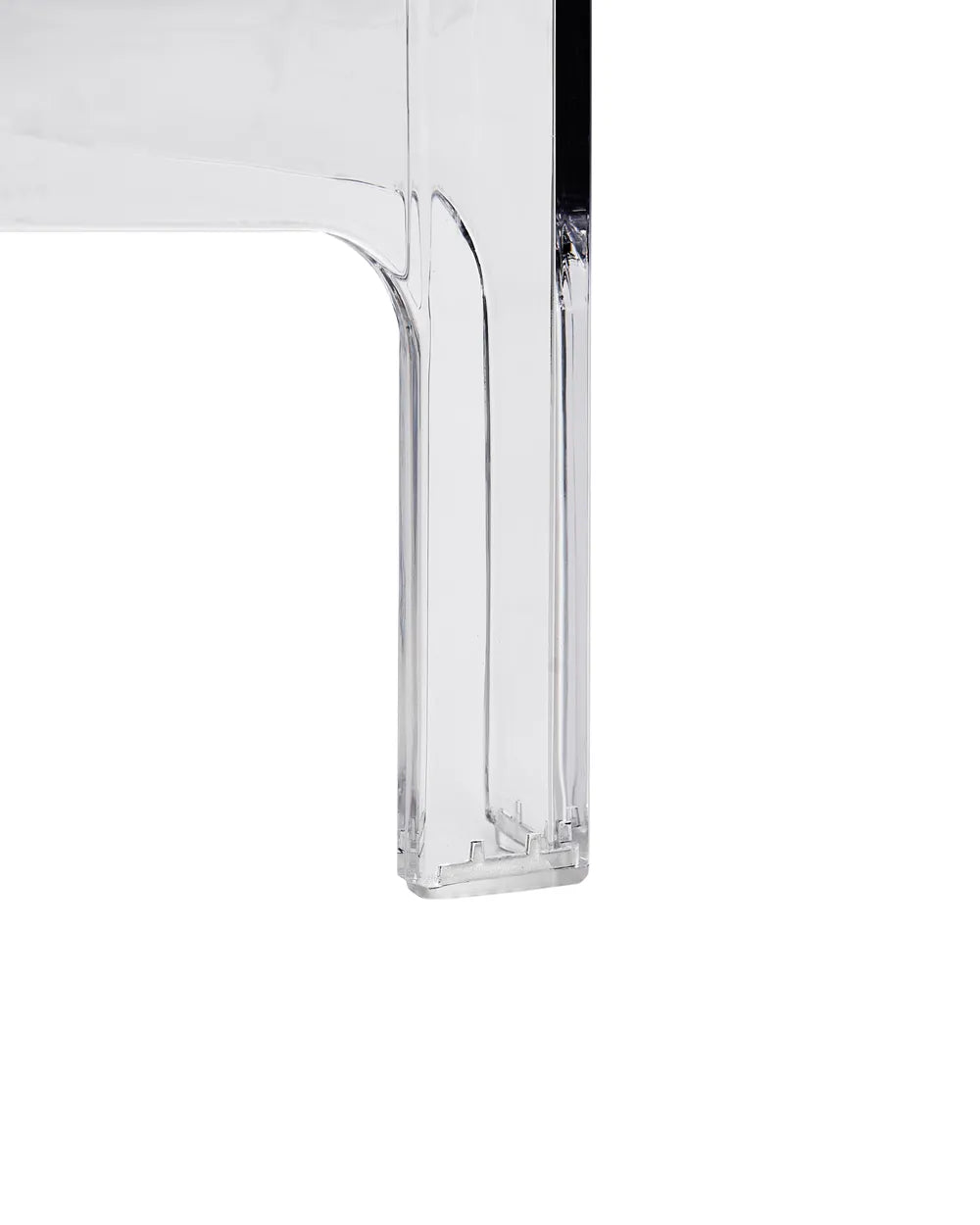 Set of 2 Bar Chairs Transparent Kennemer
