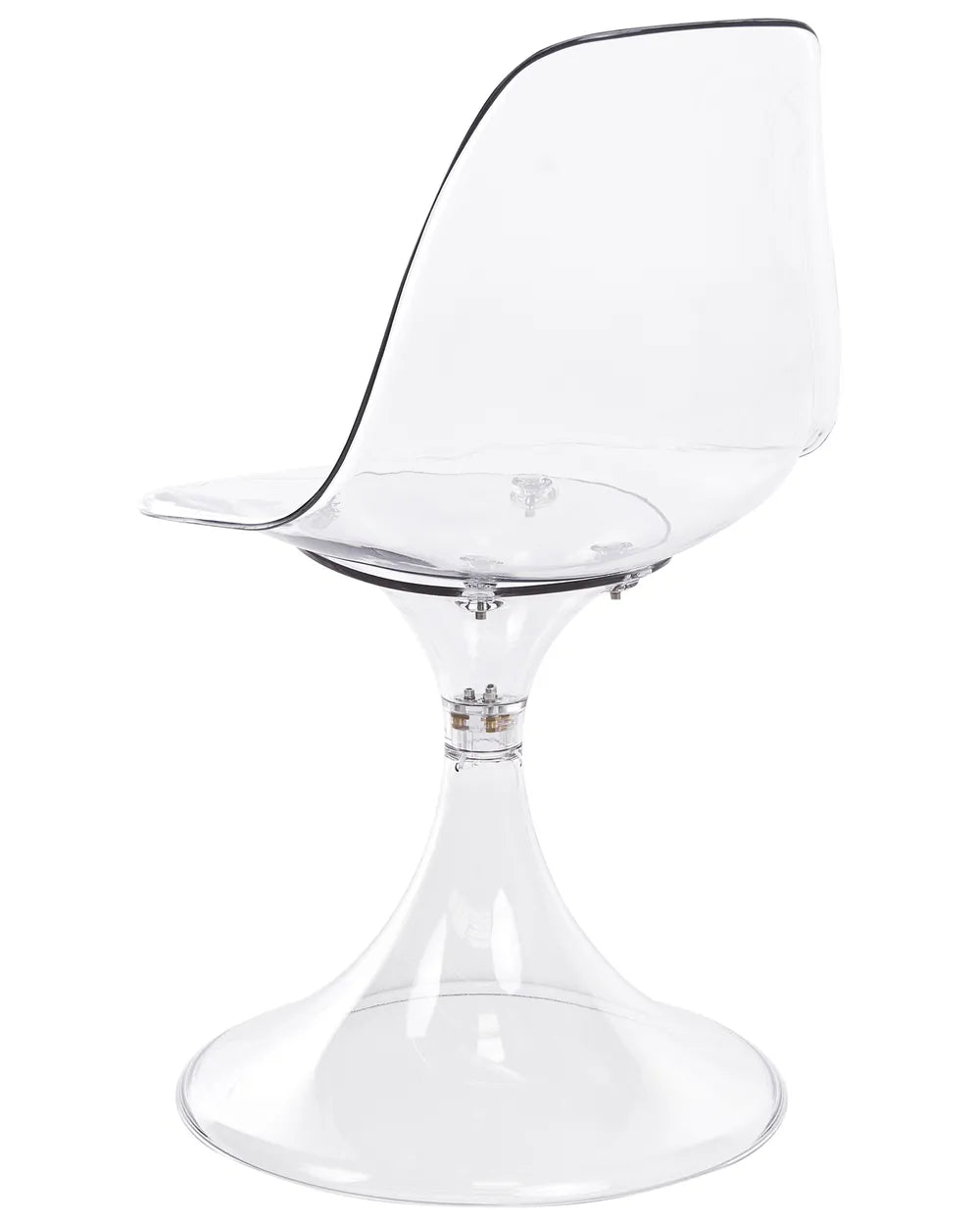 Set of 2 Dining Chairs Transparent Hendina