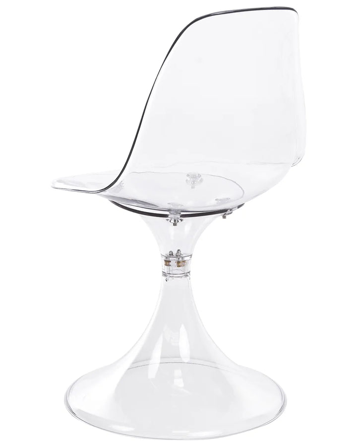 Set of 2 Dining Chairs Transparent Hendina