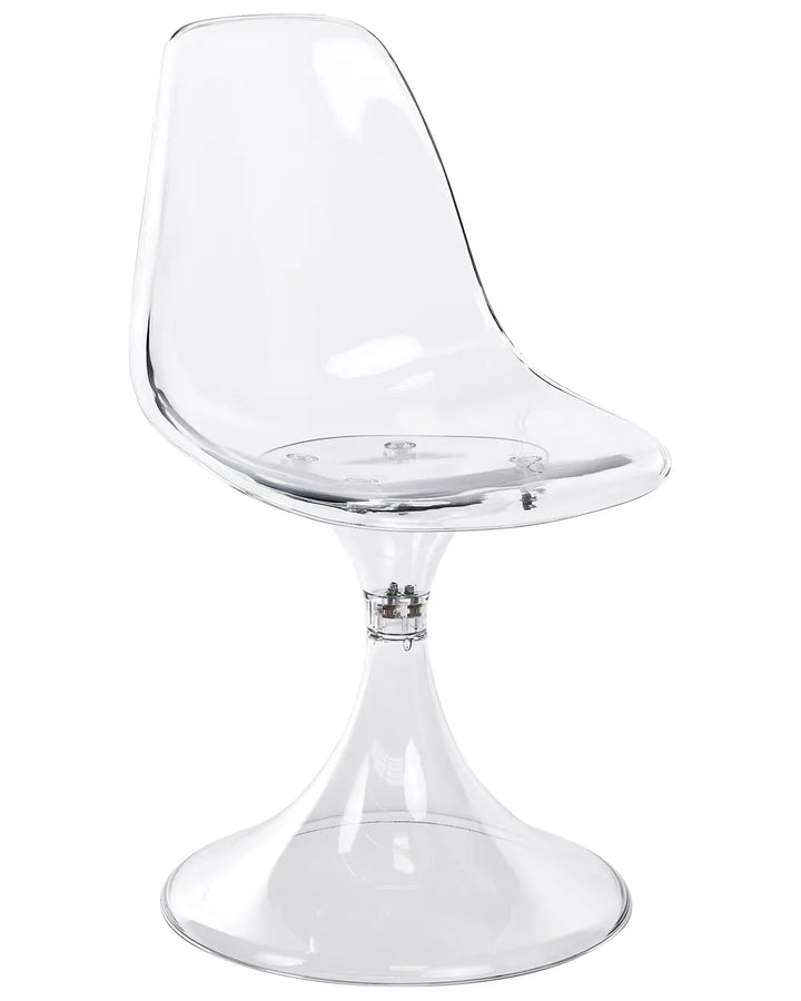 Set of 2 Dining Chairs Transparent Hendina