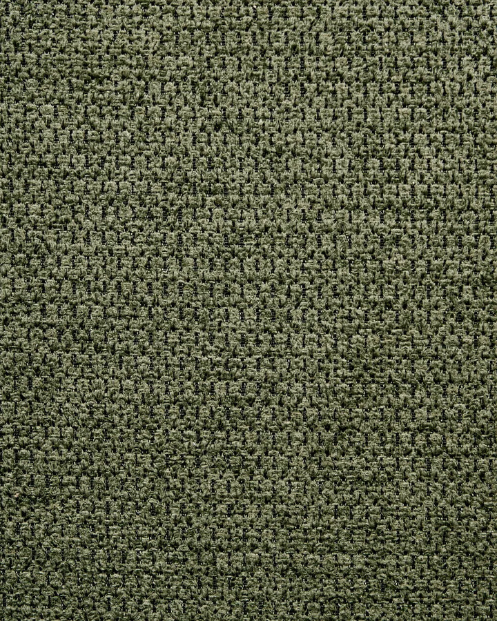 Dining Chair Swivel Fabric Dark Green Ossy