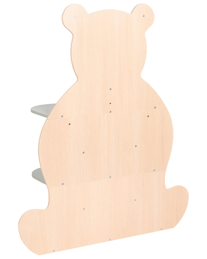 Shelving Unit 108 cm Light Brown/ Green Campanelli