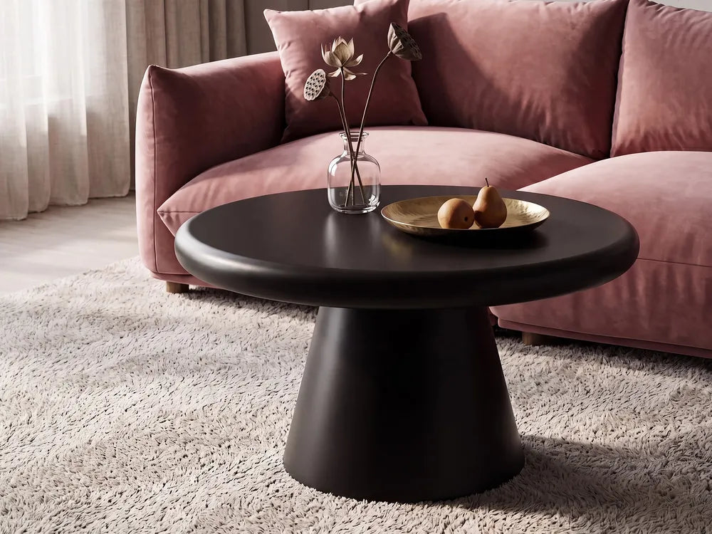 Stylish Black Coffee Table for Modern Living Room
