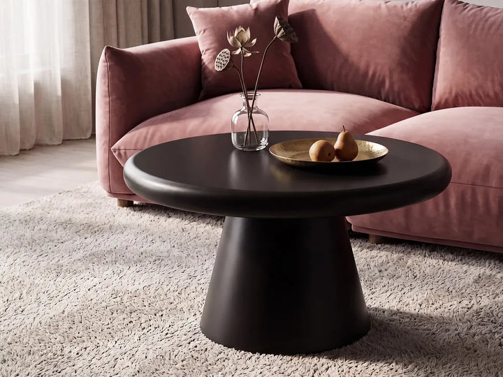 Stylish Black Coffee Table for Modern Living Room