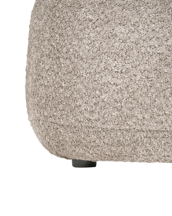 Armchair Chenille Taupe Eaden