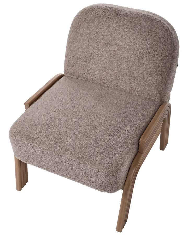 Armchair Boucle Taupe Jeremie