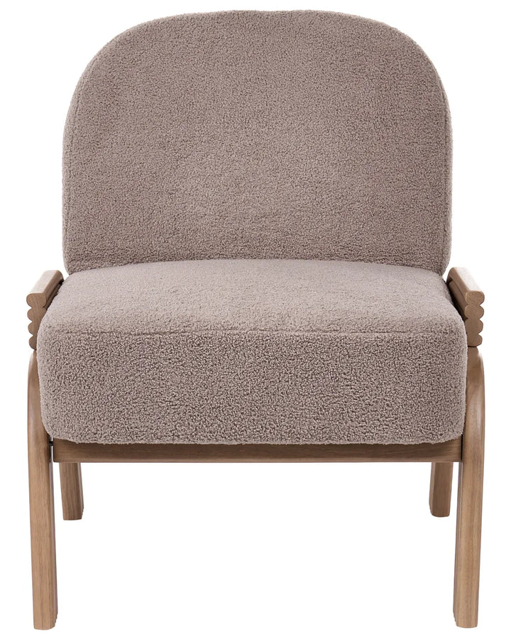 Armchair Boucle Taupe Jeremie