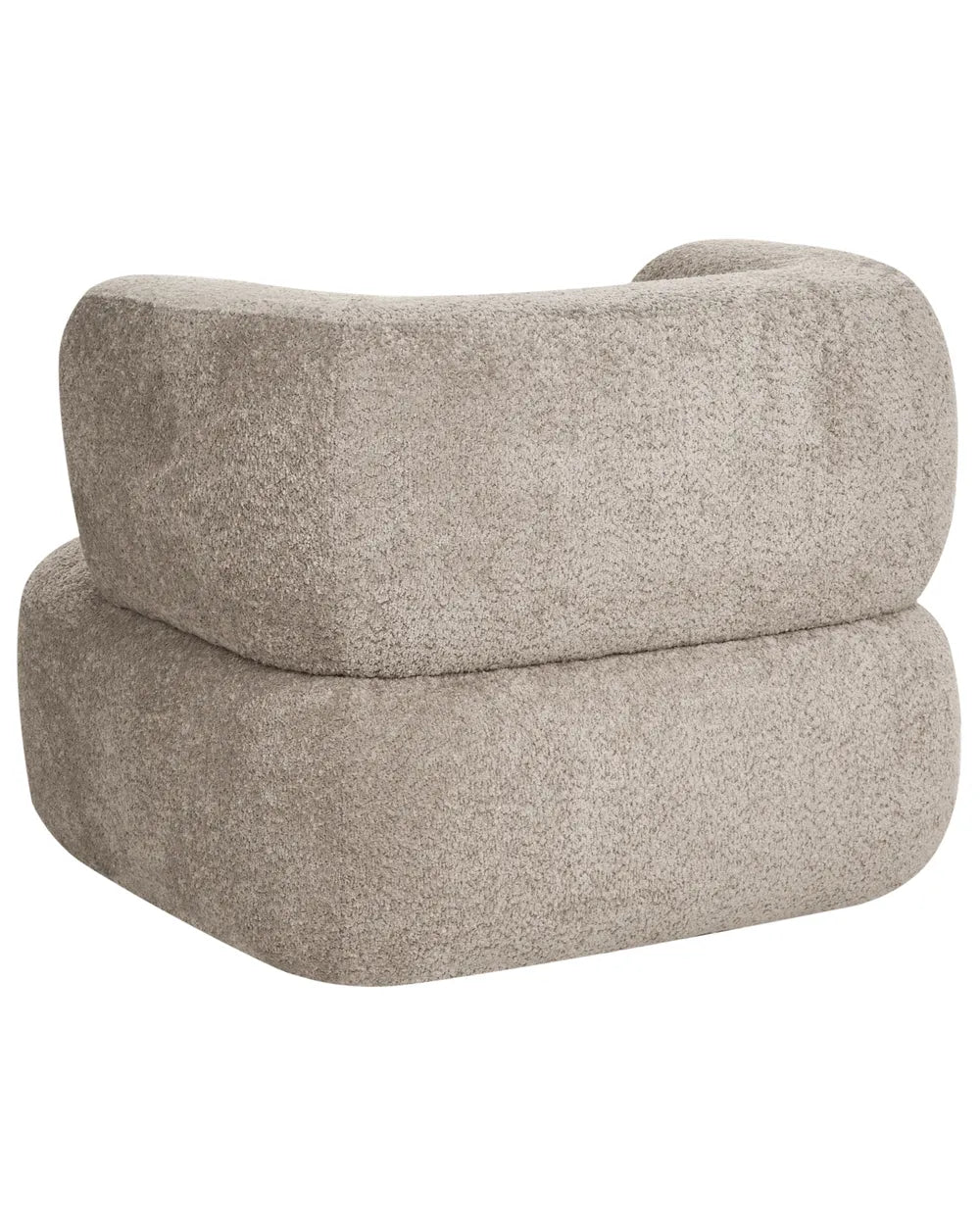 Armchair Chenille Taupe Eaden