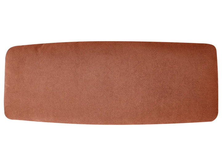 Sofa Bed 3 Seater Fabric Orange Norelia