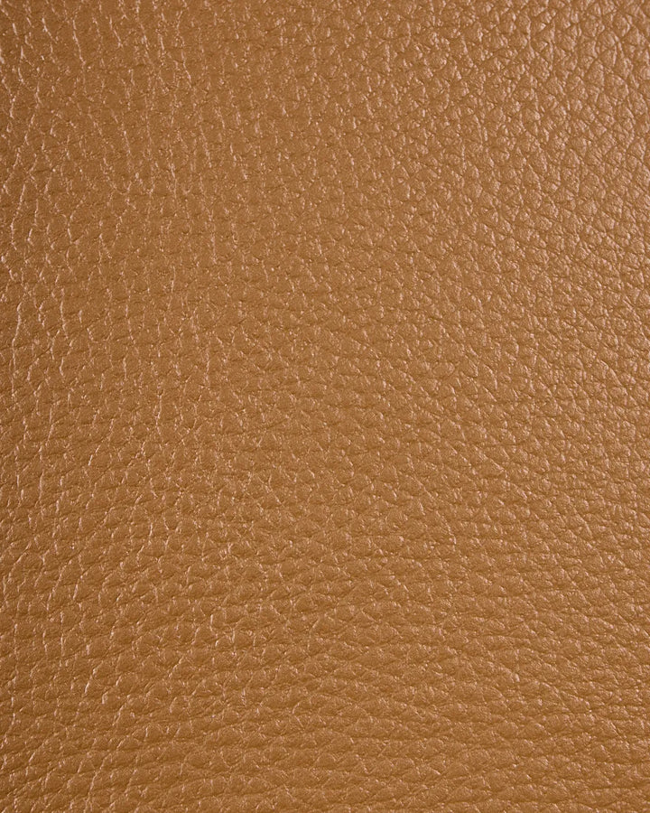 Armchair Leather Golden Brown Keemon