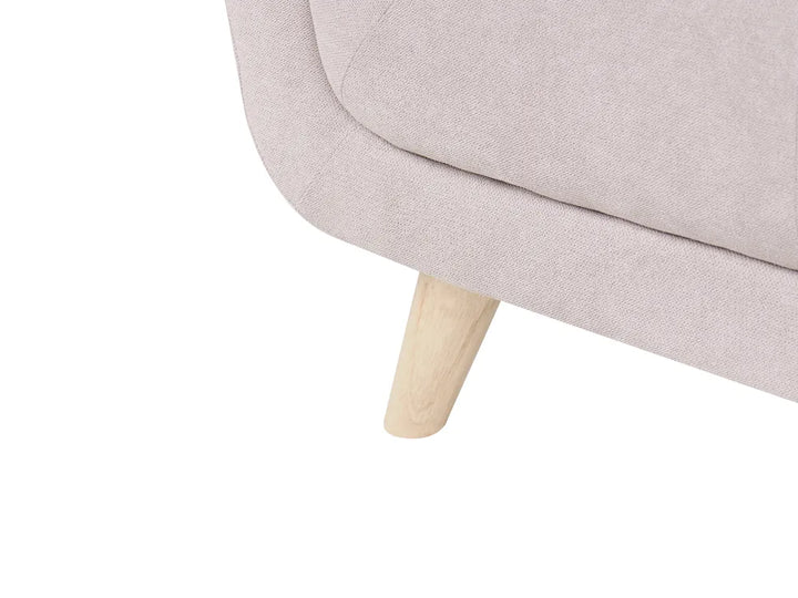 Sofa 2 Seater Fabric Taupe Crandell