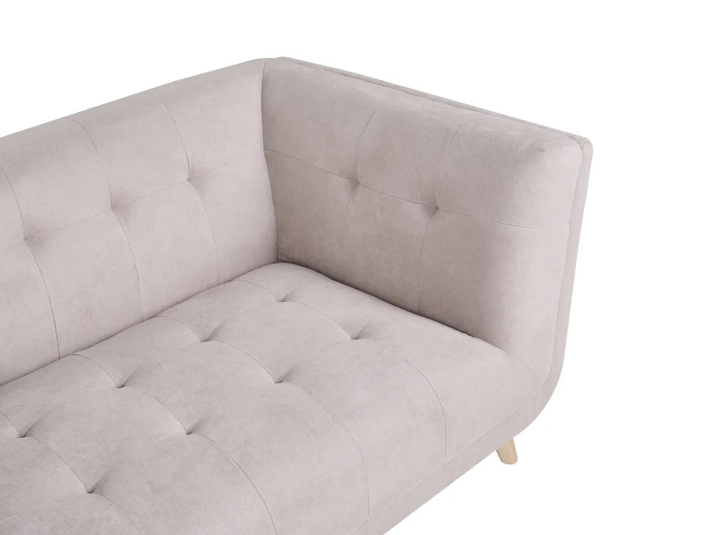 Sofa 2 Seater Fabric Taupe Crandell