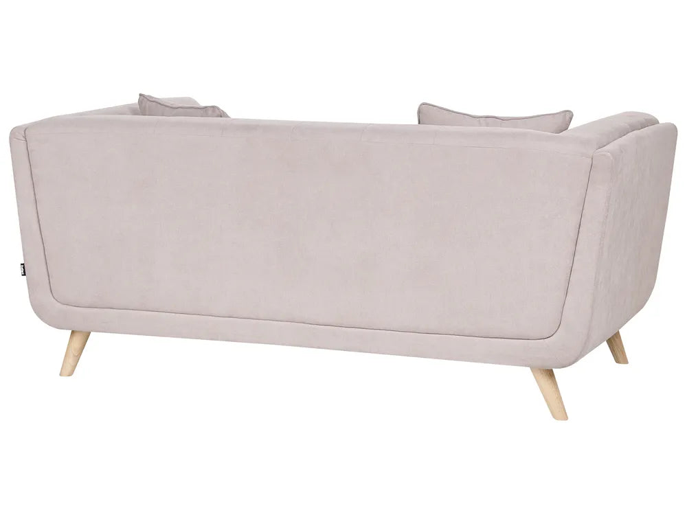 Sofa 2 Seater Fabric Taupe Crandell