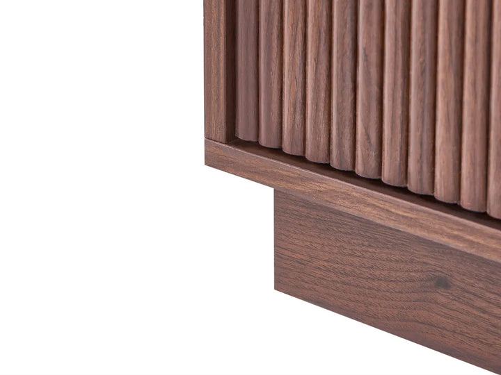 4 Door Sideboard Dark Brown Eilzabeth