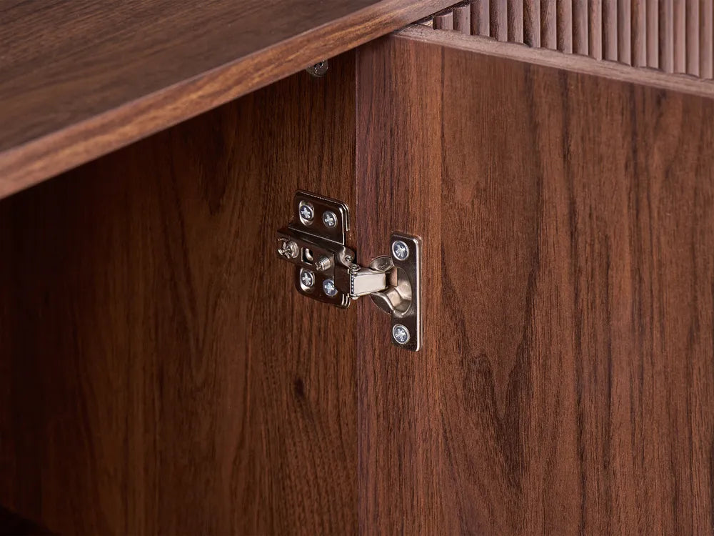 4 Door Sideboard Dark Brown Eilzabeth