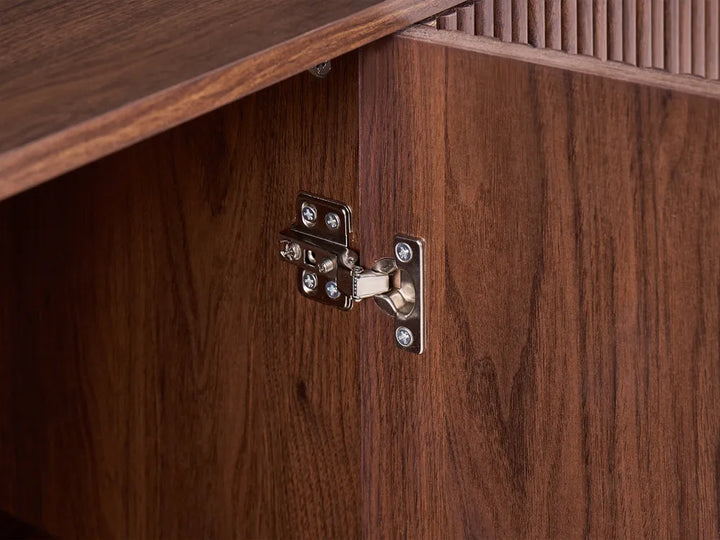 4 Door Sideboard Dark Brown Eilzabeth